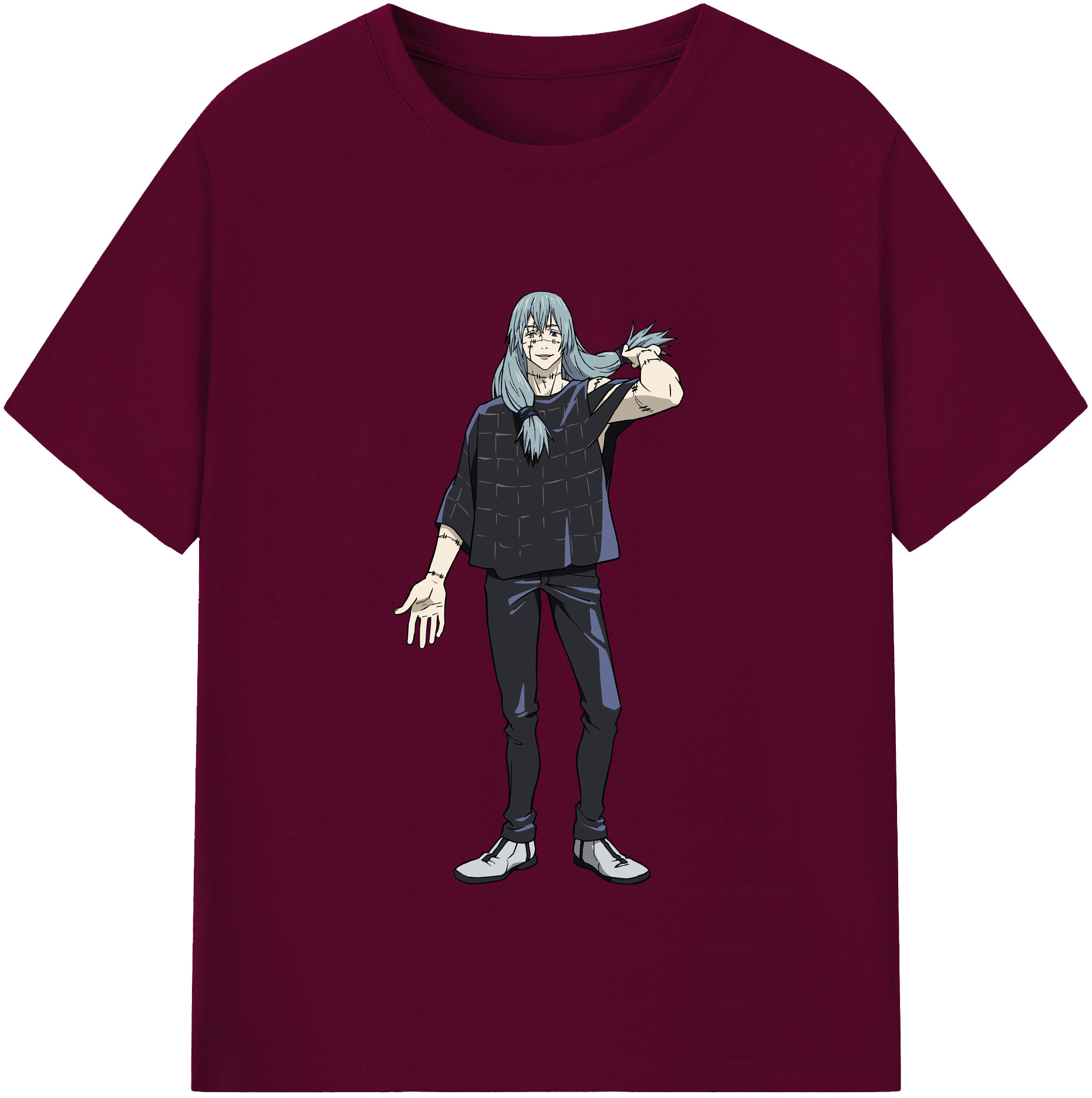 （画像用） 呪術廻戦 Jujutsu Kaisen レディースカジュアルプリントTシャツ（綿100％）